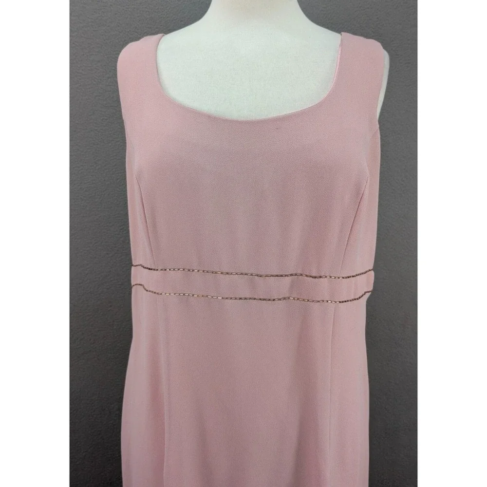 After‎ Dark Maxi Dress Womens Size 14 Prom Gown Party Pastel Pink Minimalist NWT